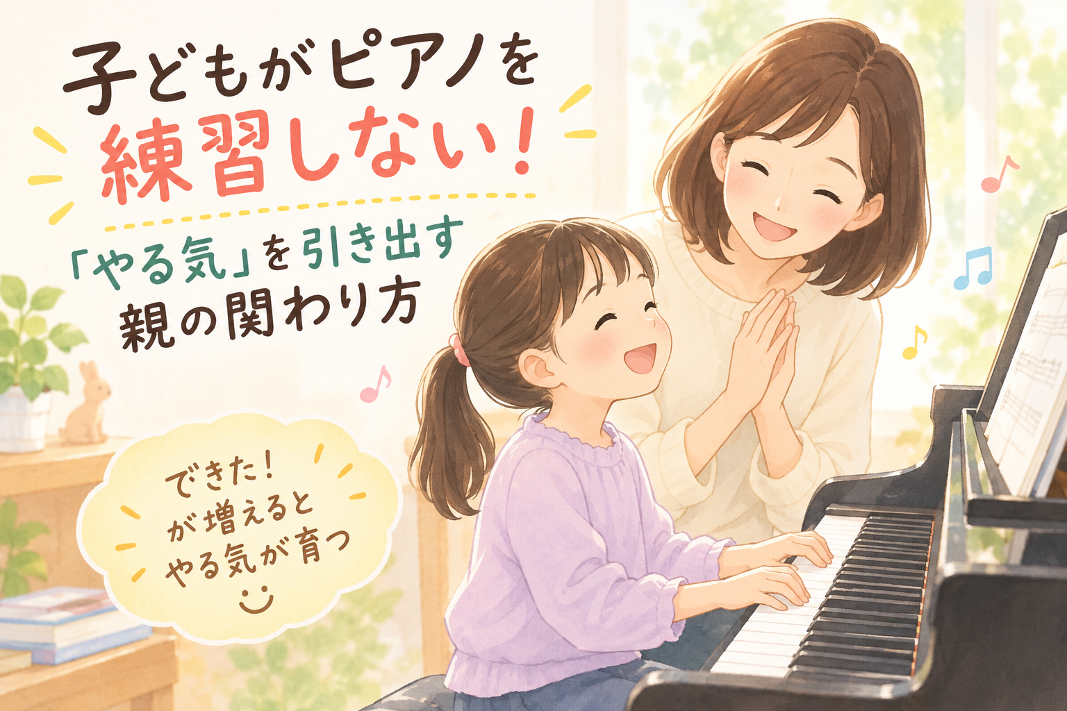 ♯245　子どもがピアノを練習しない！「やる気」を引き出す親の関わり方